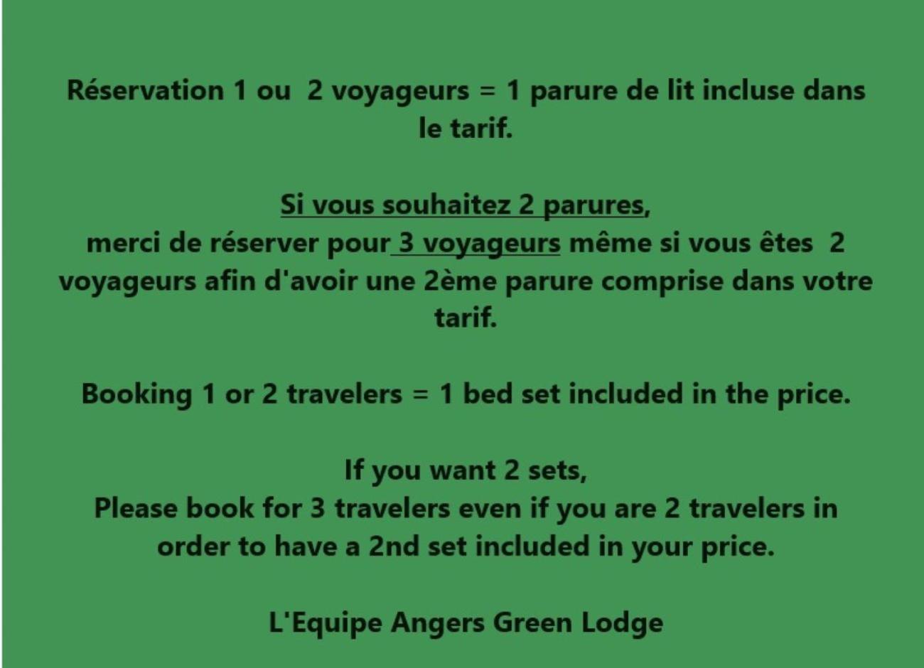 Angers Green Lodge מראה חיצוני תמונה